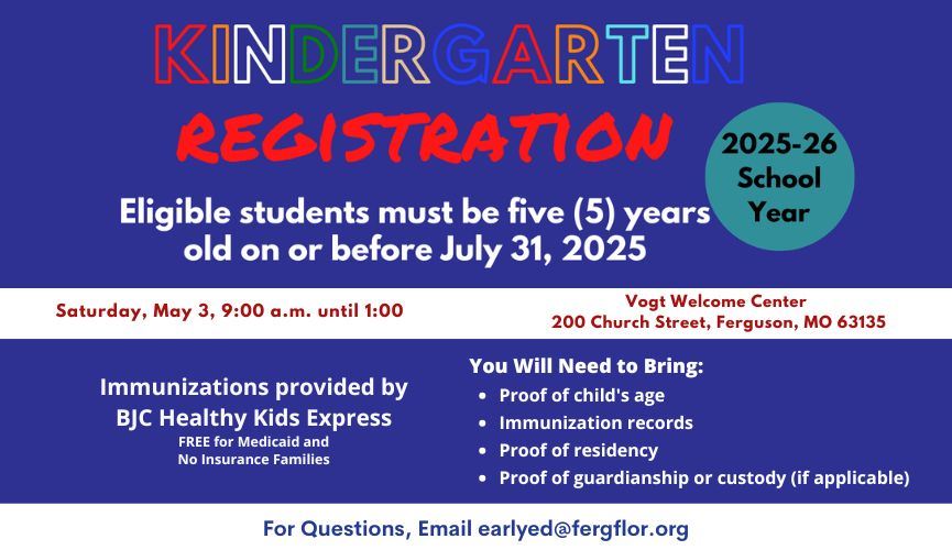  Kindergarten Registration