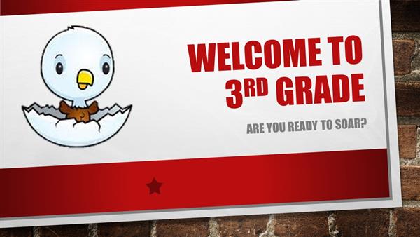 Welcome to 3rd Grade!